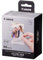 Canon XC-60L Farbband und Papierset mit 60 Blatt - Fotopapier für Canon Selphy QX20 Mini Fotodrucker - Selbstklebendes Stickerpapier - Farbband für lebendige Farbdrucke im Kreditkartenformat