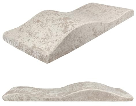 AIROW Matelas Extension de Cils, Matelas à Cils Courbé, Surmatelas Table de Massage, Coussin pour Lit de Cils pour Salon de Beauté
