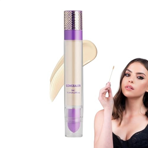 Abdeckstift Gegen Unreinheiten 7,5 ml Langhaftendes Gesichts-Make-up | Volle Deckkraft für Augenringe Unter-Augen-Abdeckstift Langhaftendes Make-up Cremiges Finish Eraser