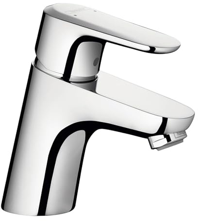 hansgrohe Ecos Mitigeur de lavabo avec tirette et vidage, chromé, 14080000