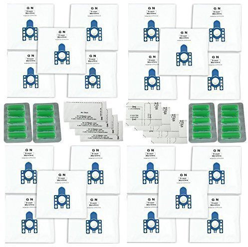 vacspare Miele GN Hoover Bags TT5000 S5210 S5211 S5261 Cat & Dog Vacuum Cleaner Bags x 20 + 20 Fresheners