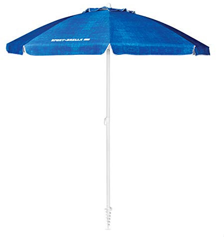 SportBrella Uni-Erwachsene Sport-Brella Umbrella Sonnenschirm, Heathered Blue, 7-Foot