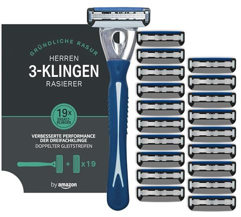 by Amazon Männlicher Rasierer mit 3 Klingen