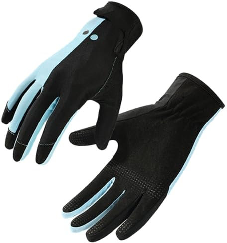 Tauchhandschuhe Neopren-Schwimmen-Tauchhandschuhe halten warm for Schnorcheln, Paddeln, Surfen, Kajakfahren, Speerfischen, Skifahren, Wassersport, S-XL Neoprenhandschuhe ( Color : Blue , Size : M )