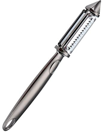 TOPBATHY Melone Pialla Sbucciatura Pelapatate Utensile da Cucina Pelapatate per Frutta Manuale Pelapatate Multiuso Pelapatate Cucina Pelapatate in Acciaio Inox Pelapatate Multiuso