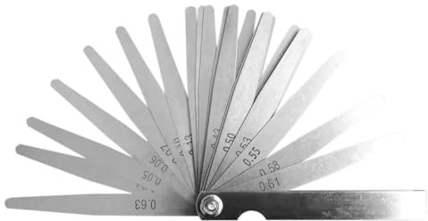 Lame de 32 pièces, jauge d'épaisseur, outil d'écartement de bougie d'allumage, jauge d'écartement de porte coupe-feu, outil métrique, jauge d'épaisseur pour projet de maison