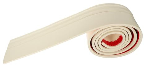 Veemoon Rodapié Autoadhesivo de Vinilo Mate Moldura de Pared y Resistente Cinta Decorativa para Zócalo Fácil de Instalar y Limpiar para Hogar y Oficina Metros