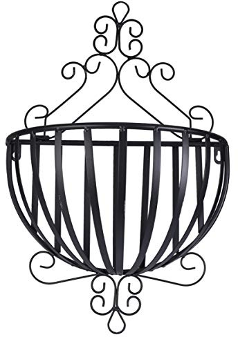 Toddmomy Supporto Per Fioriera in Metallo Fioriera Da Parete Semicircolare Facile Da Pulire Per Balcone E Cucina