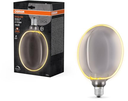Osram Vintage 1906 Globe 183 Filament O Lampe, 4 W, 110 lm, 1800 K, 818 | , LED Lamps, 183.00 Millimetres dia, , pack de 1