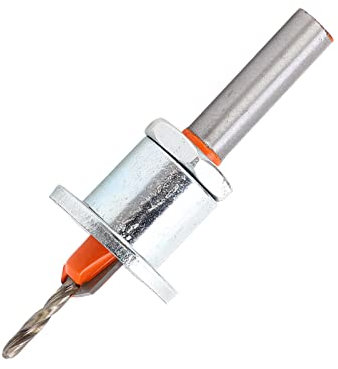 Einstellbare Limit Taper Bohrmaschine Spiral Countersink Bit, Legierstahl 2,8 X 8 Mm mit Flachem Schraubenschlüssel, Hexwrench und Maschinenschraube für Holz, Kunststoff, Metall
