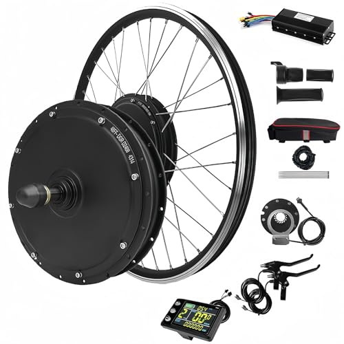 48V2000W Electric Bike Conversion Kit, 20-29In/700C Rear Wheel Bicycle Motor E-Bike Kit with LCD Display,55-65Km/H Rear wheel,29in