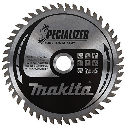 Makita B-33015 Specialized Saw Blade for Plunge Saws 165x20x48T