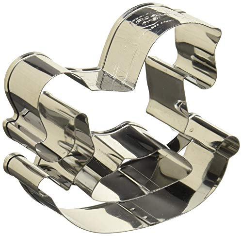 Birkmann, Plätzchen-Ausstechform Schaukelpferd, 7 cm, Edelstahl, hochwertige Qualität