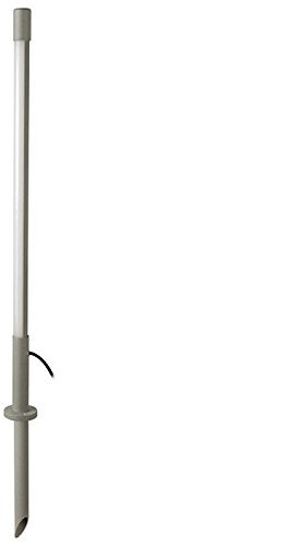 Lampenlux LED Aussenleuchte Asra Pollerleuchte Gartenlampe Erdspieß Wegeleuchte Poller Alu H 80cm 230V