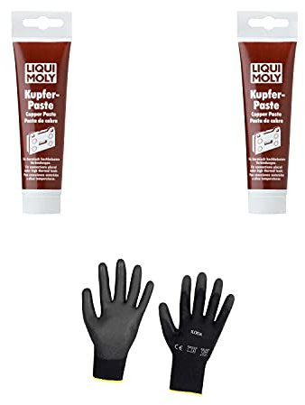 Iloda 2xOriginal Liqui Moly 100g Kupferpaste 3080 Schutzhandschuhe