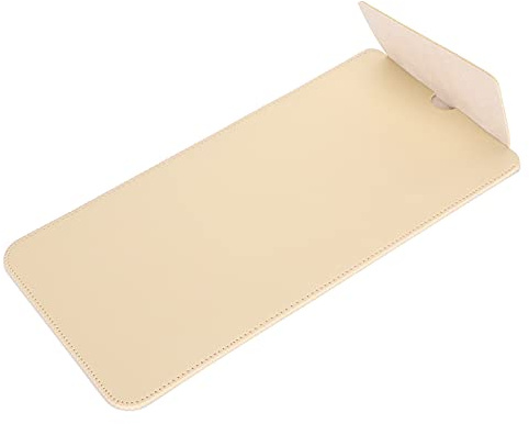 Cigemay Étui à Clavier pour Logitech K380, Sac de Protection Anti-poussière pour Clavier Portable, Simili Cuir Mince (Jaune)