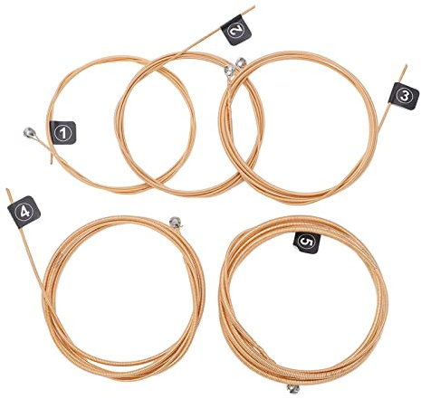 Bass-Saiten, Bass-Gitarren-Saiten 5-saitiges Bass-Saiten-Set Musikinstrumenten-Zubehör