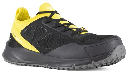 Reebok Work IB4095 S3 AllTerrain Line, Negra y amarilla, Puntera en aluminio
