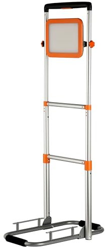 REV Arbeitsleuchte LIFT - Höhenverstellbarer Baustrahler, Gehäuse & Gestell aus Aluminium, 50W, 130lm, 6500K, für innen & außen IP44