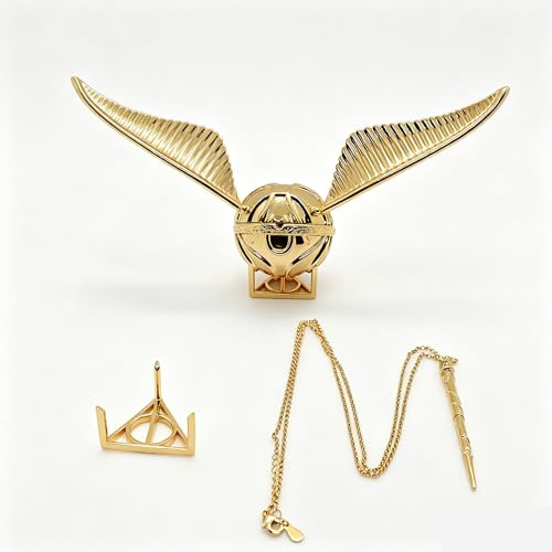 Dexlyn Golden Elf Ring Box,Ring Behälter Verlobung Ringbox Vintage,Geeignet für Geburtstage, Hochzeiten, Verlobungen oder Jubiläen