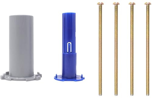 AppliaFit 25mm Extension Kit (6pcs) for Grohe 14058000, 2-Handle Thermostats, Blue Rubber Faucet Extension Kit
