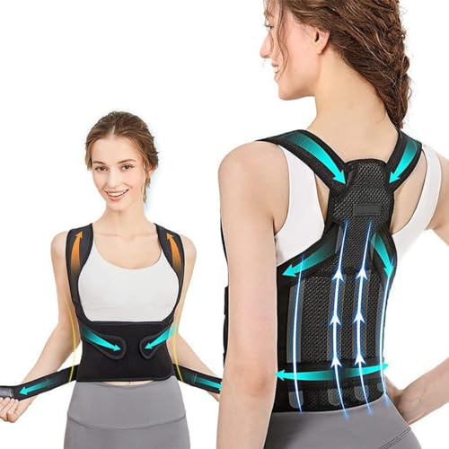 JINGSHUBO Haltungskorrektur Rücken Damen und Herren，Rücken Geradehalter，Back Posture Corrector，Lendenwirbelstütze Verstellbarer Rückenposenkorrektor