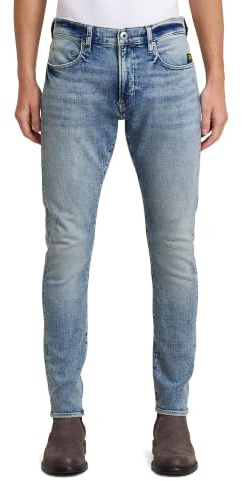G-STAR Revend FWD Skinny Jeans Hombre, Azul (Antique Faded Ripped Icecap D20071-d441-g722), 32W / 32L