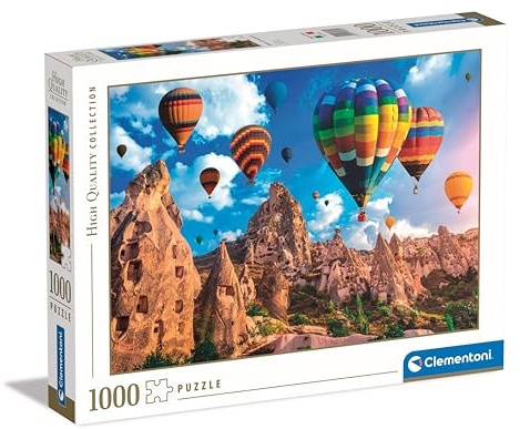 Clementoni - 39825 - Puzzle Collection - Balloons in Cappadocia - 1000 Pezzi - Puzzle Adulti, Orizzontale, Divertimento Per Adulti, Made In Italy