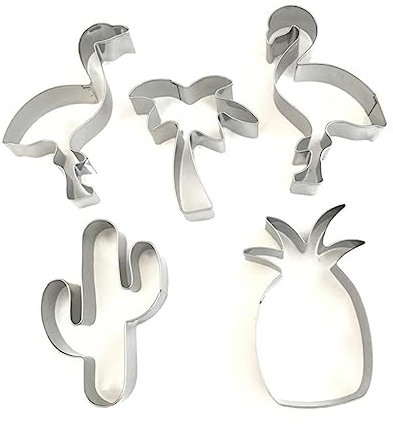ABOOFAN 5stücke Teiliges -ausstecher-set Ananas-formen Für Kekse Fondant Gebäck Backwerkzeuge Für Diy-bäckerei