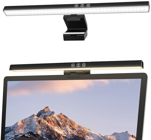 Laliled LED Computer Monitor Lampe,Dimmbar Monitor Light Bar mit 3 Farbtemperatur,40cm Bildschirmlampe Augenschonende Screenbar Monitor Lichtleiste für Home Office