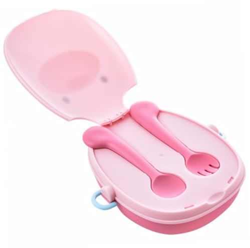 ibasenice 1satz Unbreakable Feeding Plate Mit Saugnapf Rutschfestes Tragbares Geschirr Für Junge Mädchen Und Kleinkinder - Leicht Und Langlebig Für Ersten Mahlzeiten