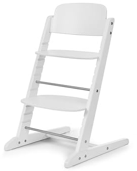 CYBEX Gold IRIS Hochstuhl, Mitwachsend, 3-99 Jahre, All White | Mitwachsend, 3 bis 99 Jahre, verwendbar ab 6 Monate durch separate Aufsätze, ergonomische Sitzposition, Buchenholz