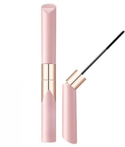 Schwarze Mascara, Halbkamm-Silikonbürste trennt die Wimpern für Definition, wasserfest und prall, kein Verschmieren, für Schwung und Verlängerung, klumpenfrei, Wasserfeste Wimperntusche