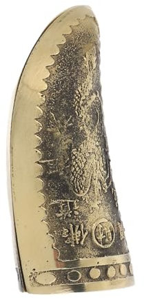 PartyKindom 1 Paio Coppa Divinatoria Rame per Pratiche Taoiste e Buddiste Strumenti Fortuna e Guida Spirituale Decorazione Retro con Dettagliato e Simbologia Unica