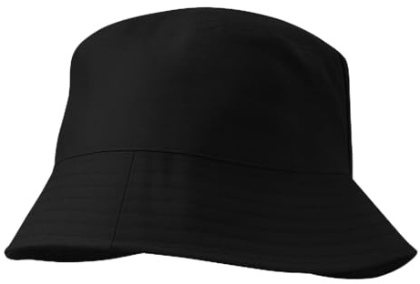 Sonnenhut Fischerhut Anglerhut unifarben Camping Festival Hut Damen Herren Universal Leichter Hut aus 100% Baumwolle
