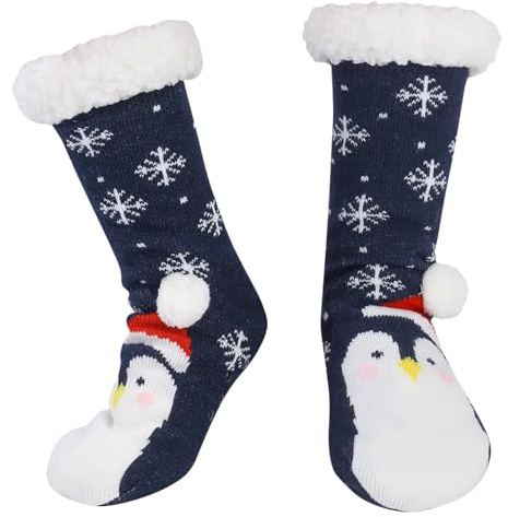 Joyesplay Calcetines de Navidad para mujer, calcetines de Navidad, calcetines divertidos para mujer, regalos de Navidad, calcetines cálidos, regalos de Papá Noel y regalos de Navidad