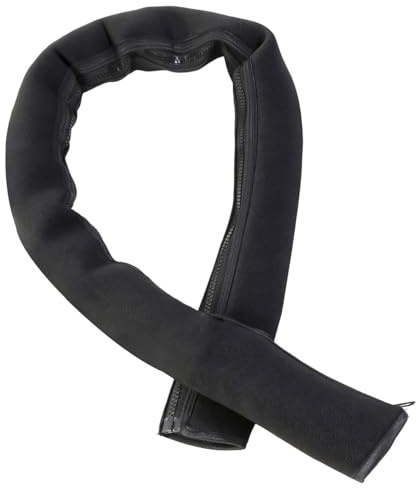 Neoprene Trolling Motor Cable Sleeve - 48 inch Zippered Boat Wire Cover Organizer for Trolling Motor Wire Protection & Management (Black)