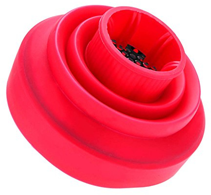 Silicone Folding Hairdryer Diffuser for Most Hair Dryer Blowers Lightweight Easy to Handle Professional Air Space Saving Design Dries Rapidly Softly Perfect Hairstyle Tool Stylists
