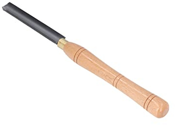 HUSHUI Utensile per Tornio per Legno, Scalpello con Inserto HSS con Manico in Faggio per la Lavorazione del Legno, Ampio Interno Tipo C, Design Ergonomico e Durevole
