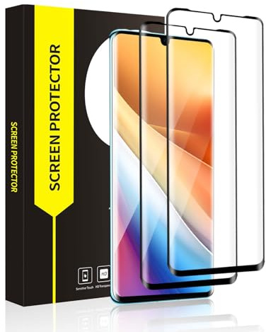 Cable Leader 2 Stück Schutzfolie für Panzerglas für Huawei P30 Pro, 3D-Volle Bedeckung Ultra-Klar Fingerabdruck-ID 9H Härte Frei von Kratzern 0 Staub & Blasen Huawei P30 Pro Displayschutzfolie