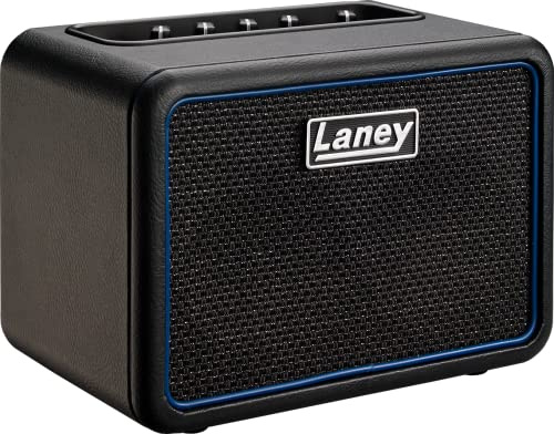 Laney MINI-BASS-NX - Battery Powered Bass Guitar Combo with Smartphone Interface - Nexus Edition, Schwarz, Small