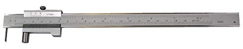 MIB Anreiß-Messschieber m. Rolle rostfrei HM-Spitze 200 oder 400 mm zur AUSWAHL: 400 mm