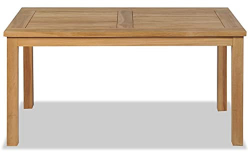 Tidyard Matrumsbord, Möbler, Soffbord, Köksbord, Matbord, Vardagsrumsbord, 90 x 50 x 45 cm, Sidobord, Trädkantbord av Teak, Enkel att Installera, Brun