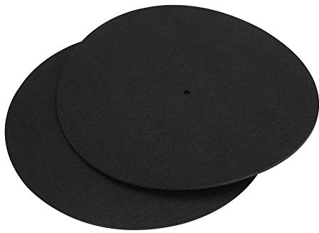 Dioche DJ Slipmats Halkfria mattor för skivspelare Filt 2-pack 12 tums skivspelare Skivspelare Hemskiva Skyddande halkfri matta Ersättningstillbehör