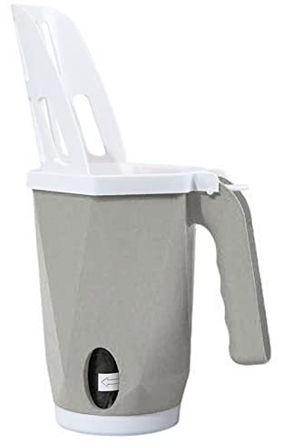 Pelle à Litière Pour Chat, Pelle à Litière En Polypropylène Pour Pelles à Litière Et Rangement Pelle à Litière 2 En 1 Grande Pelle Creuse Pour Chat Avec Poignée Antidérapante Confortable(gris)