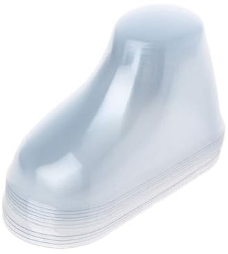 YANGLY, Botines de bebé, Zapatos, 10 Uds., plástico Transparente, exhibidor de pies de bebé, árboles de Zapatos, Botines de bebé, Zapatos y Calcetines, 8/9/10,5/11/12cm Transparente