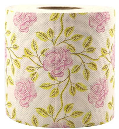 Beaupretty Toilet Paper Roll Floral Toilet Tissue Bathroom Tissue Novelty Hand Towel Napkins for Home Office Travel