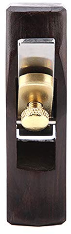 Mini cepillo de mano de ébano con inferior, carpintero, madera, ranuras, recorte, cepilladora de madera