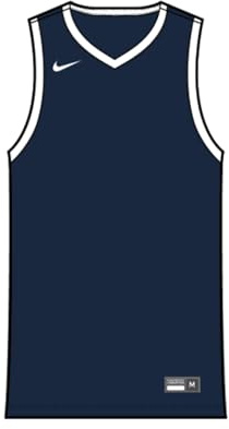 NIKE Baby - Jungen Mens Team25 Basketball Stock Jersey Obsidian/White Shirt, Mehrfarbig, L EU