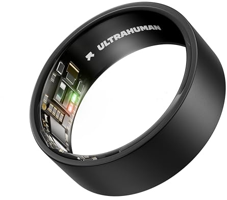 ULTRAHUMAN Ring AIR (Zertifiziert erneuert) – Smart Ring Health Tracker, Size First Sizing Kit, Schlaf-Tracker, Smart Ring für Männer/Frauen, Fitness-Tracker (Matte Grey, 9)
